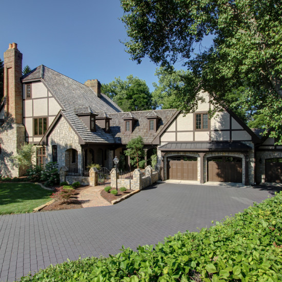 tudor home garage addition