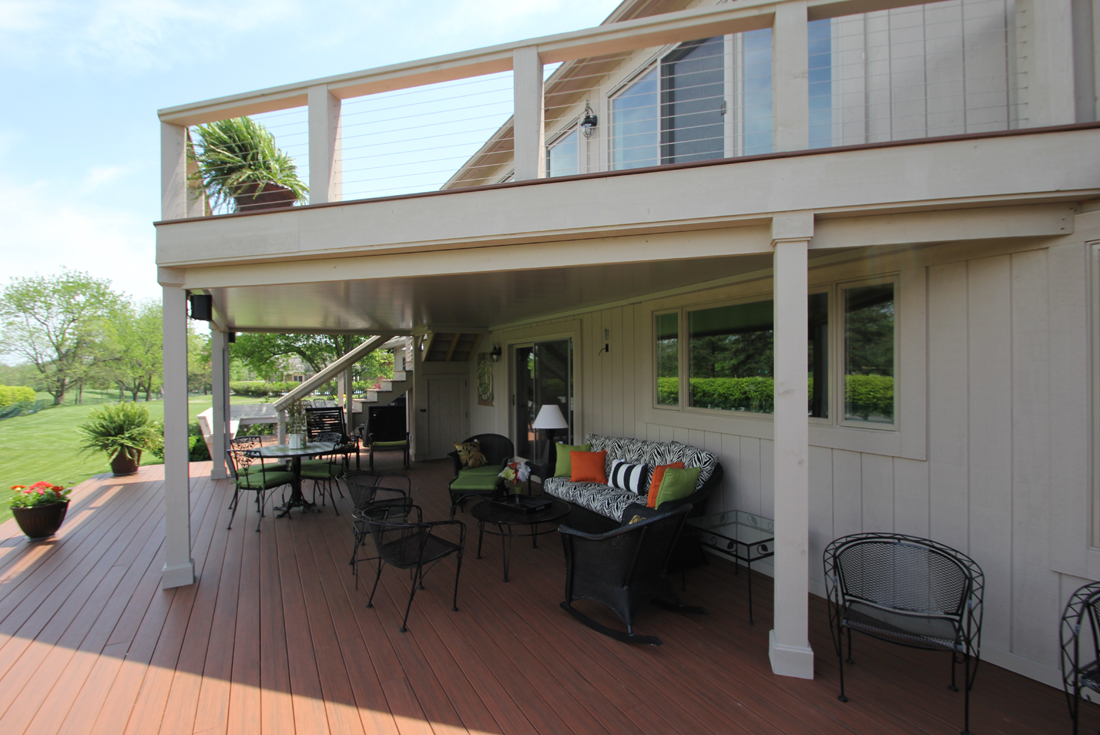 covered deck ceiling