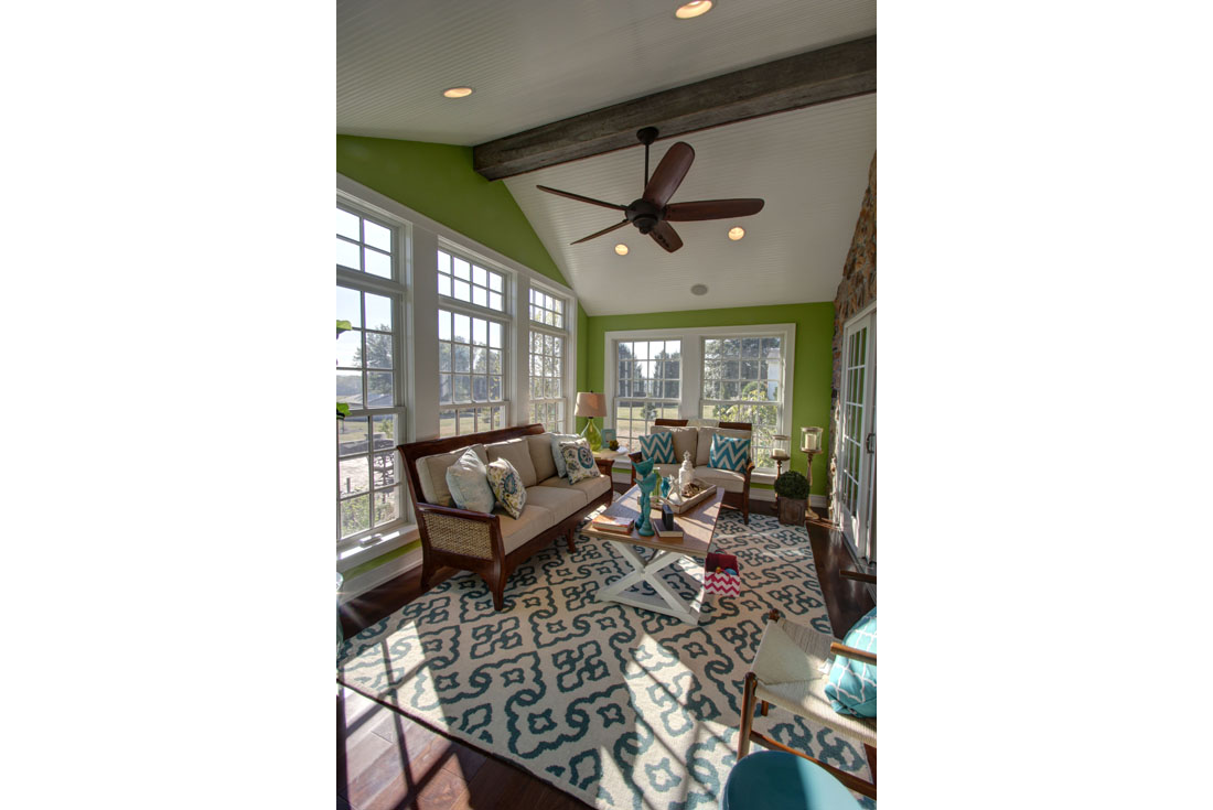 farmhouse remodel addition sunroom