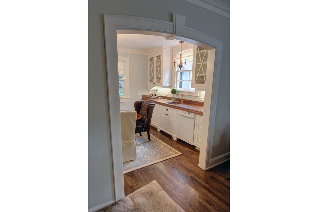 colonial revival dining room remodel