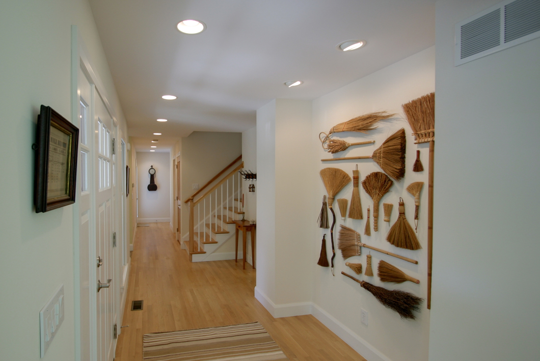 cape cod custom home foyer