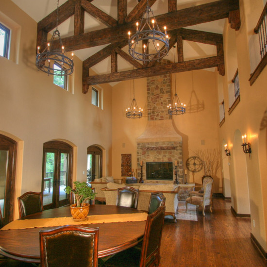 tuscan home family room