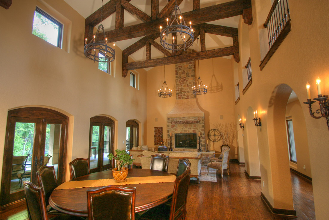 tuscan home family room