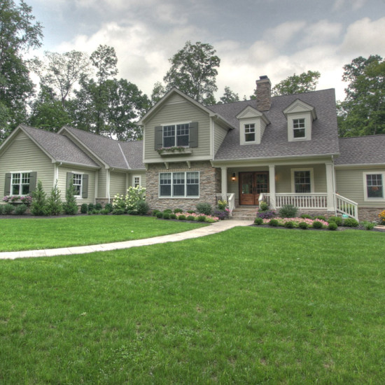 traditional custom home
