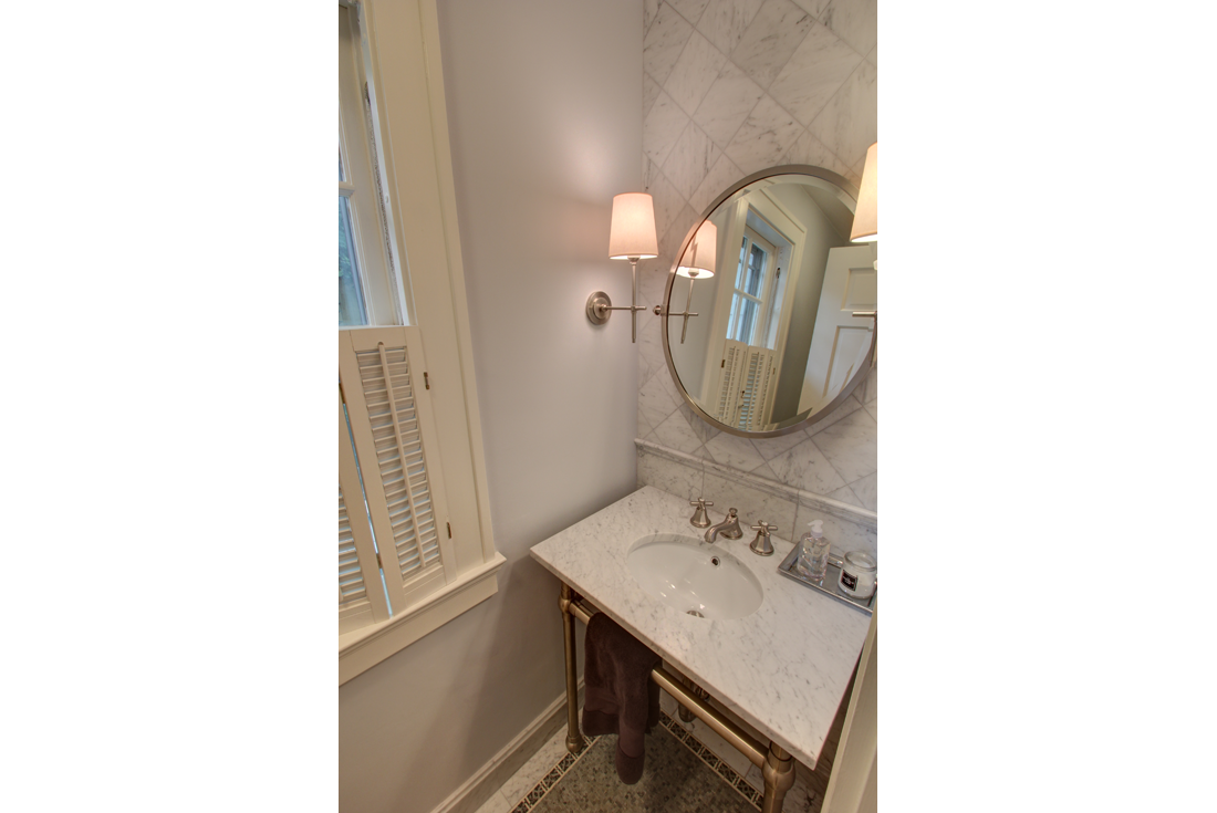 colonial revival bath remodel