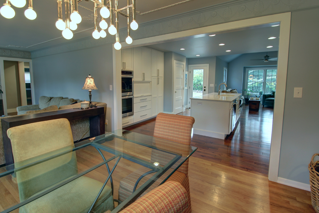 ranch remodel dining room