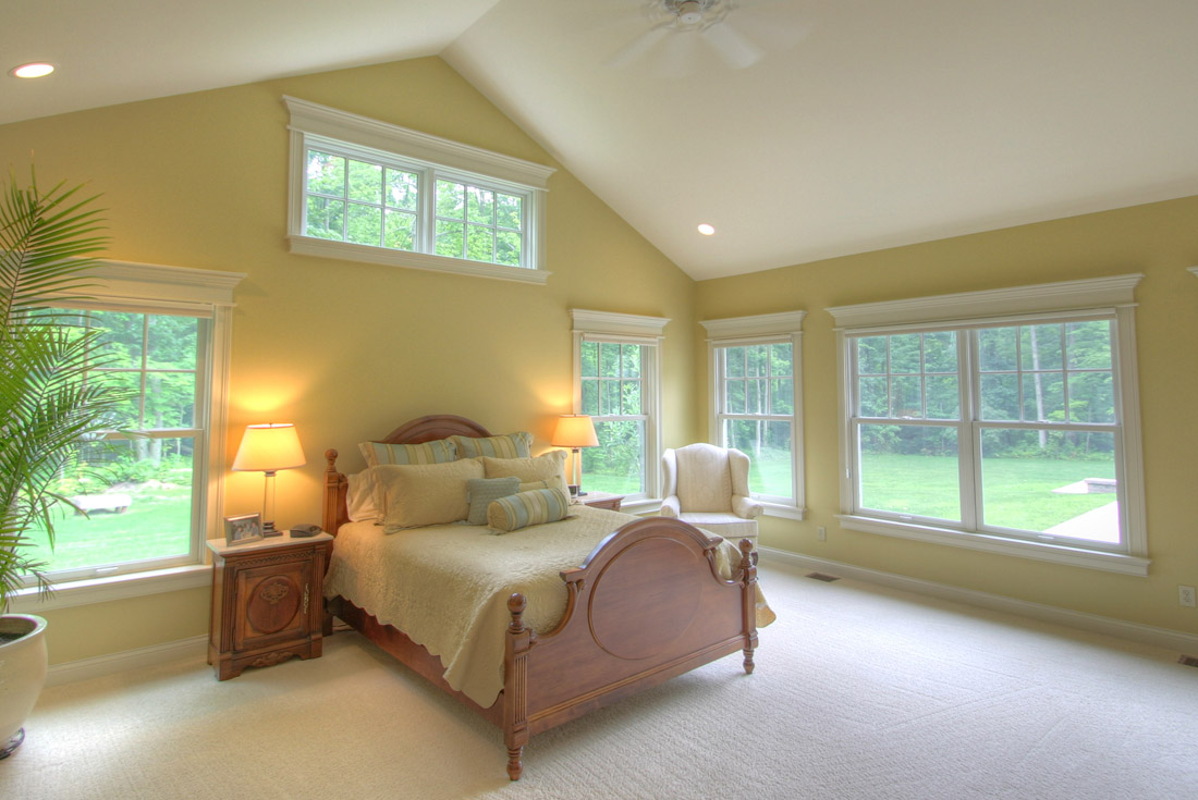 traditional open floor plan home