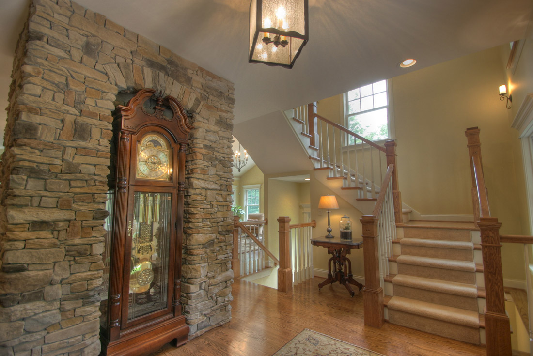 traditional open floor plan home