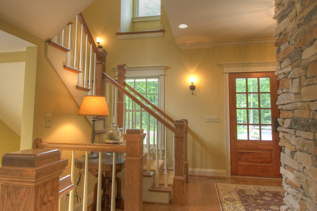 traditional open floor plan home