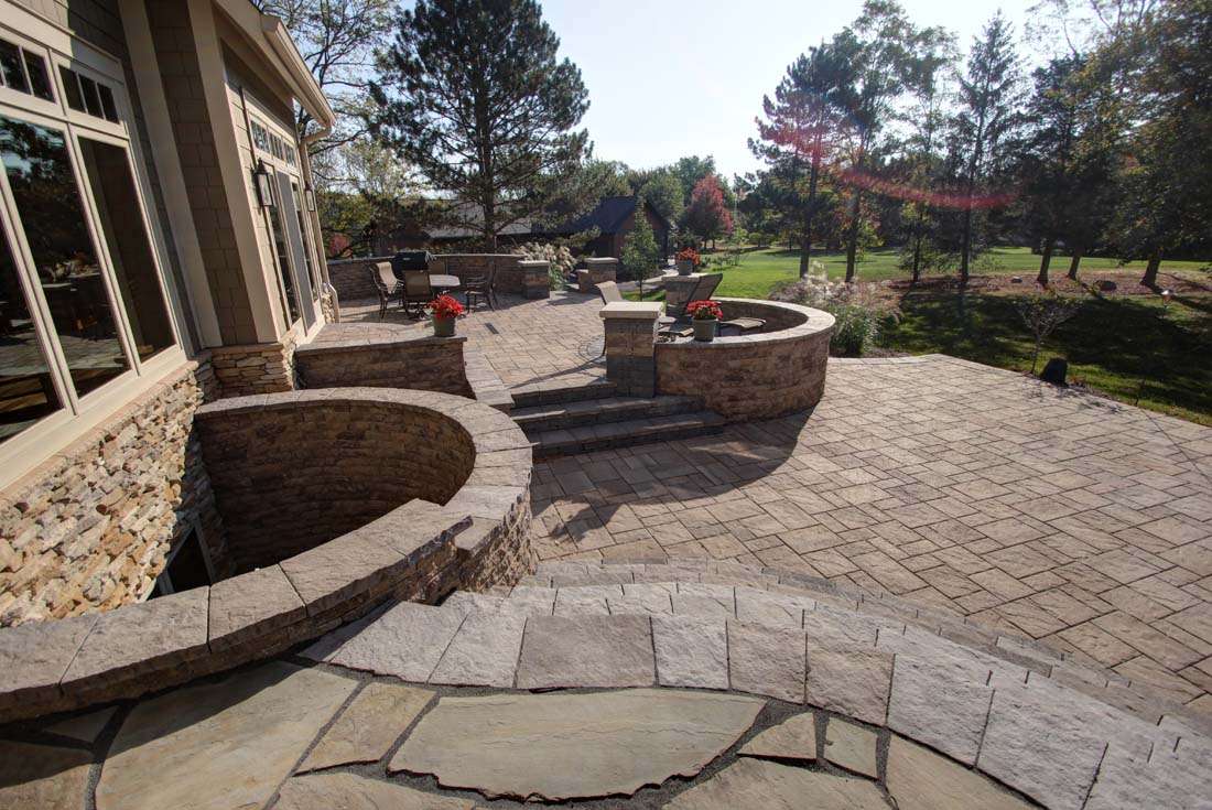 custom home patio