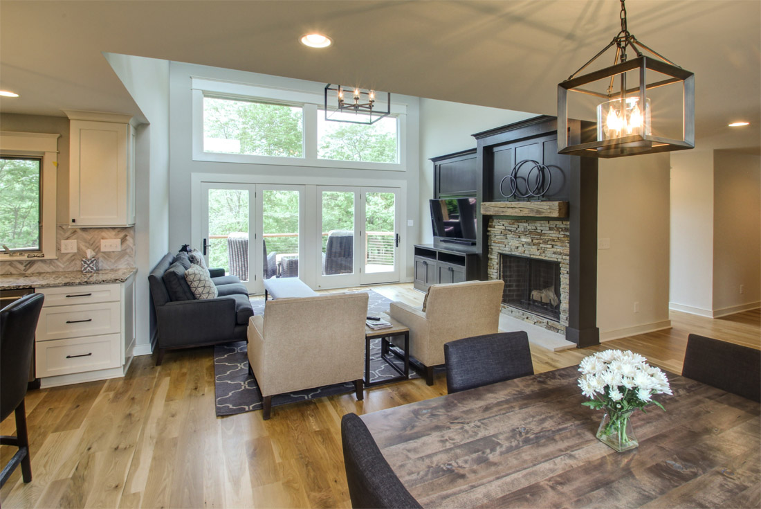 Contemporary dining room remodel