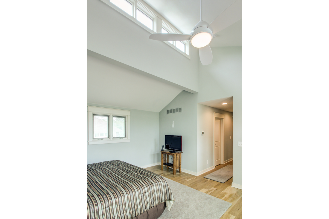 Contemporary master bedroom remodel