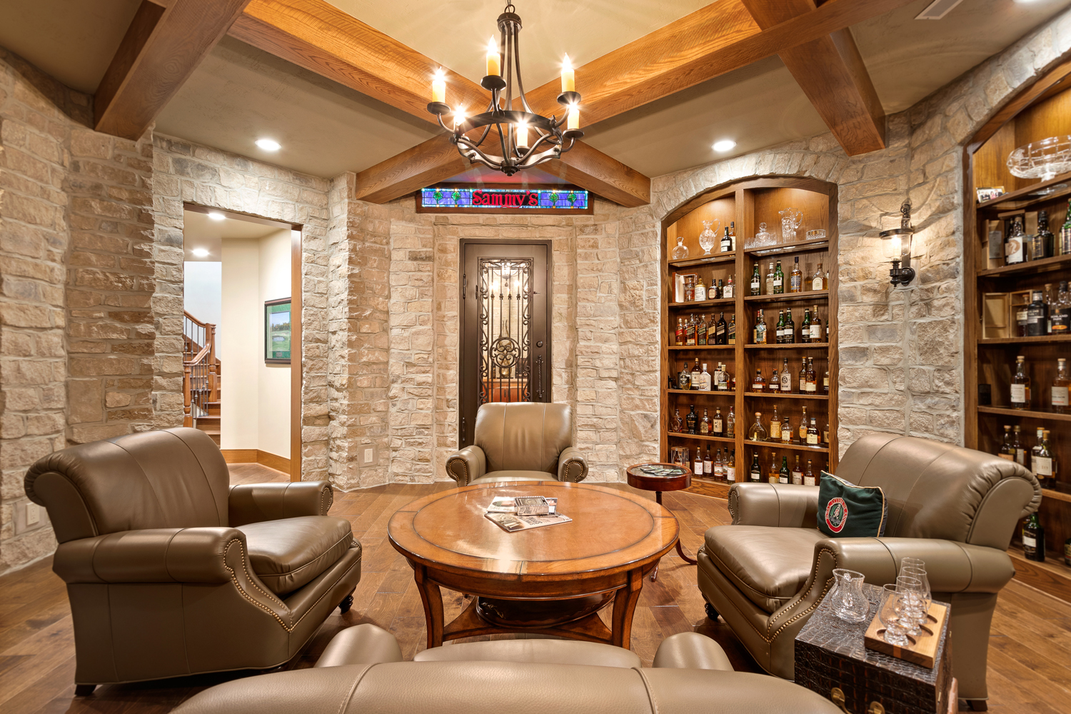 custom luxury golf course home