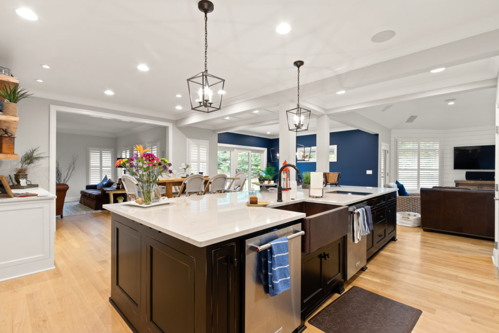 kitchen remodeling family room addition