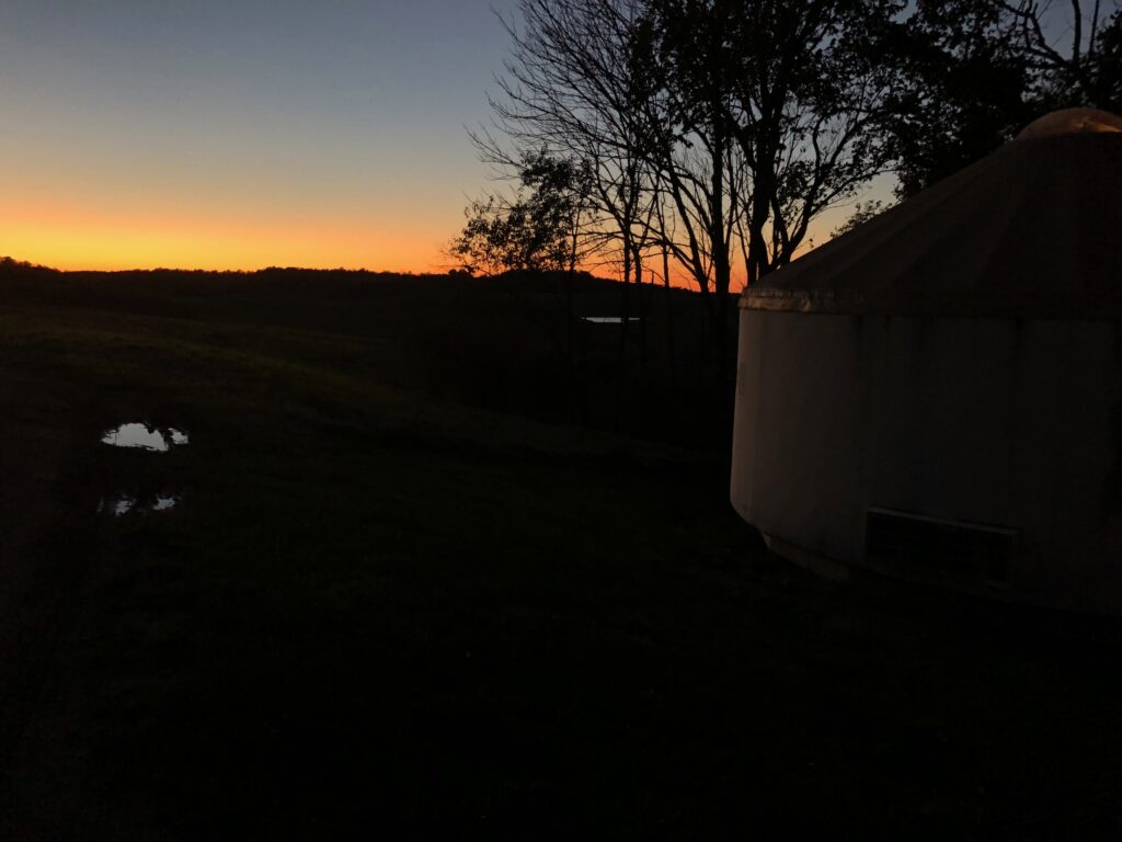 A Night in a yurt