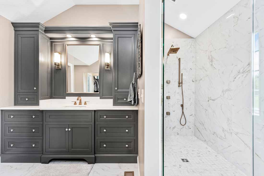 farmhouse master bath remodel