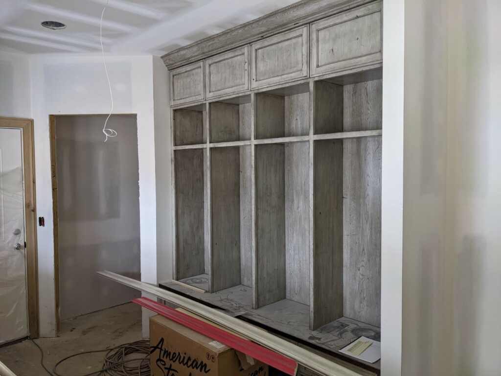 mudroom built ins