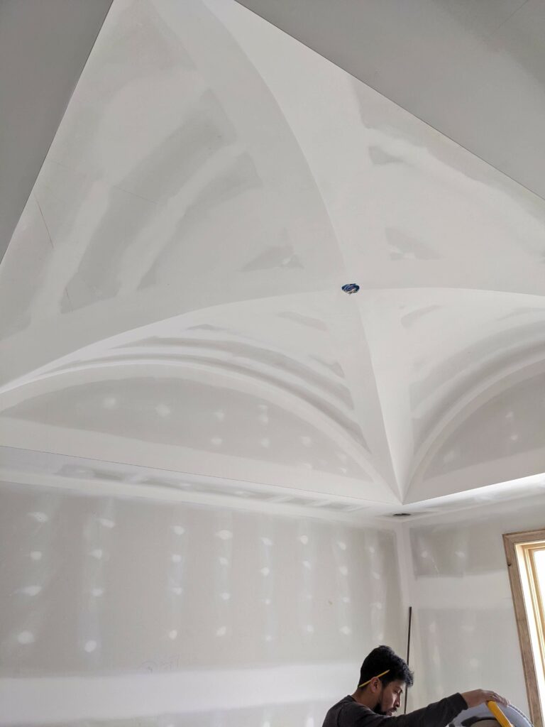 cross vaulted groin vaulted ceiling