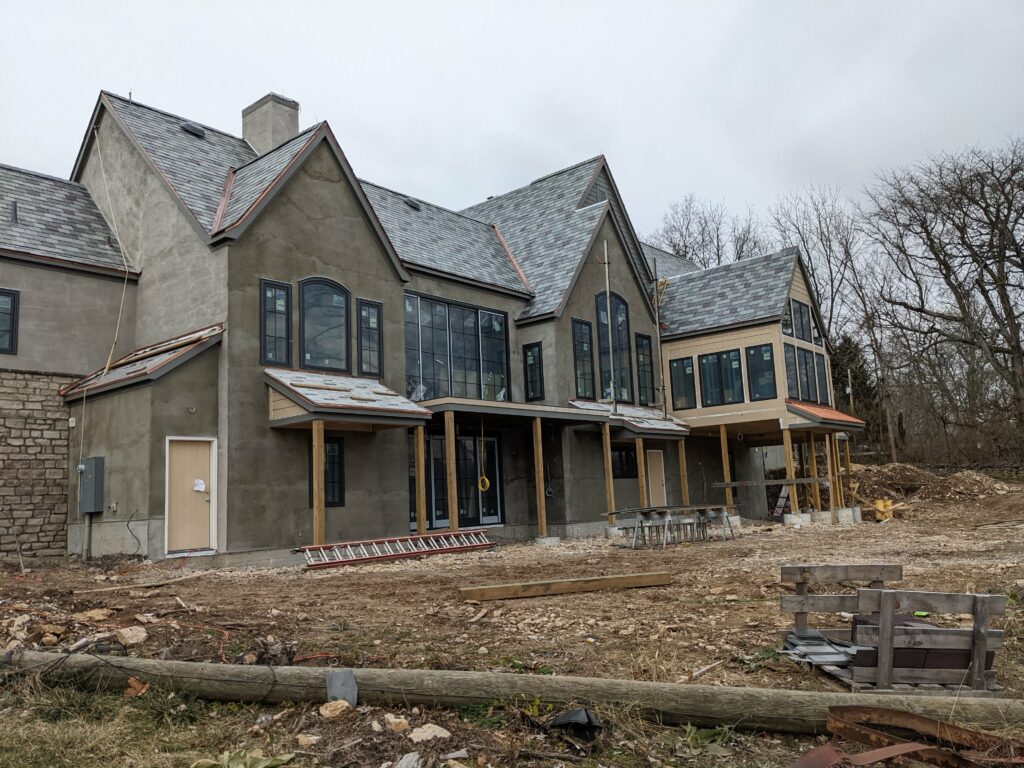 slate roof custom windows