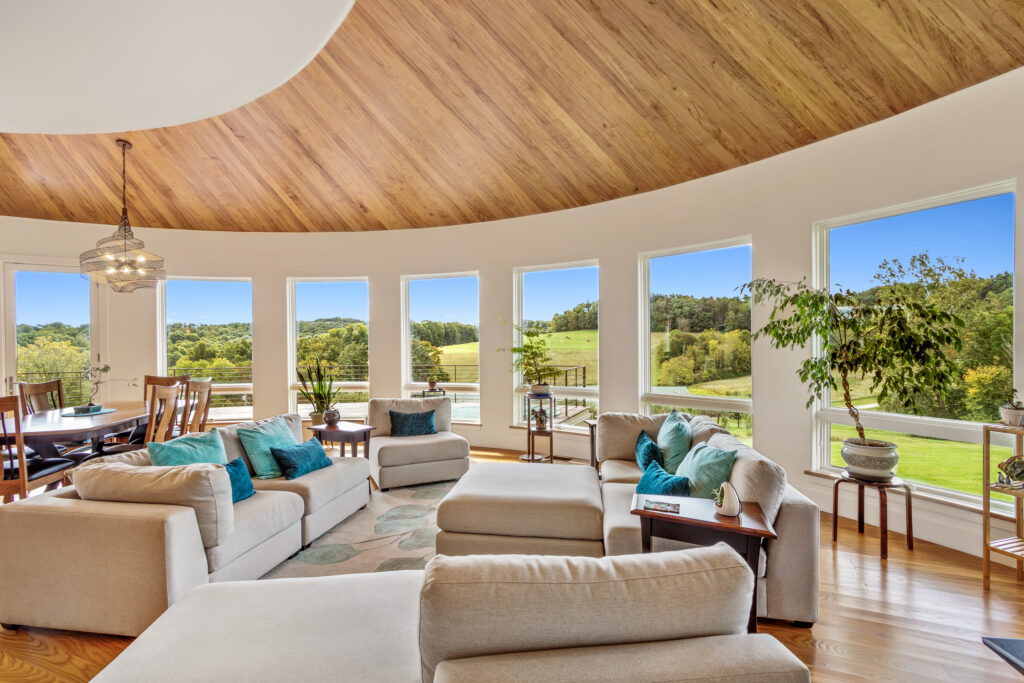 custom cut wood ceiling