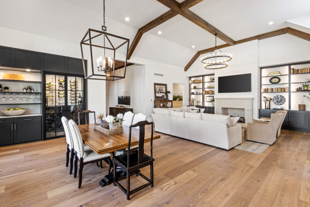 family room empty nester historic district open floor plan