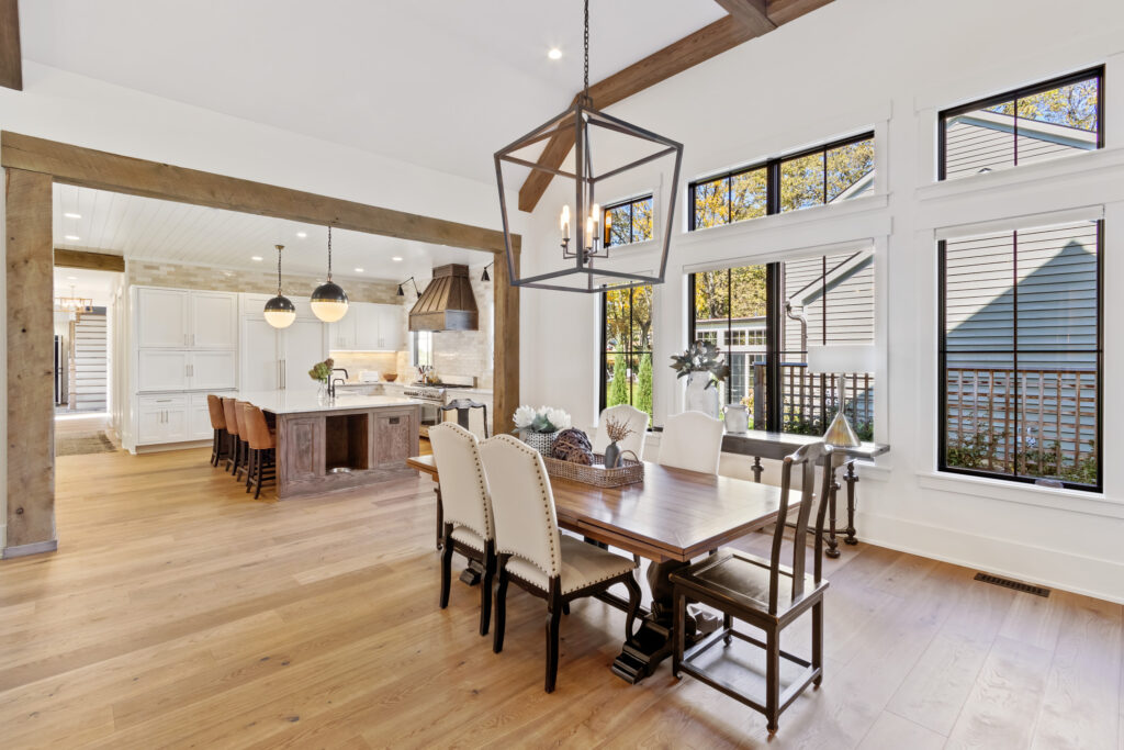 dining room empty nester historic district open floor plan